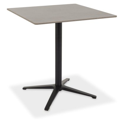 Dexter 70 x 70cm Bistro Table (Grey Sintered Stone Top) by Bentley Designs