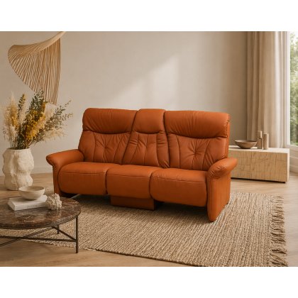 Lupo Trapezoidal Manual Recliner Sofa (4494-70HN) by Himolla
