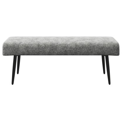 Lazzaro Backless Dining Bench (Grey Fabric)
