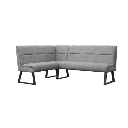 Cerutti Fabric Corner Bench Grey Cerutti Fabric Corner Bench Grey