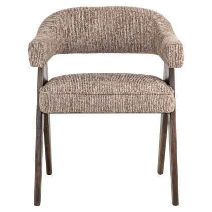 Dining Chair Mori Mocca Linear by Richmond Interiors Dining Chair Mori Mocca Linear by Richmond Interiors