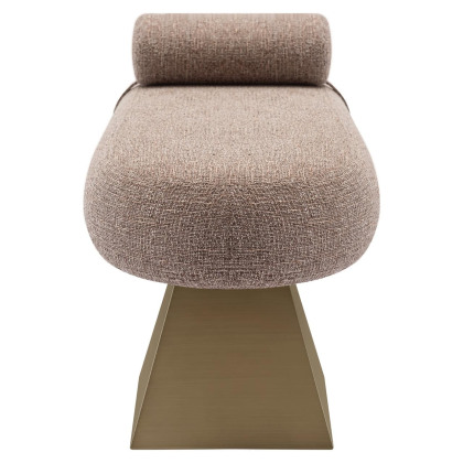 Alexander Jones Brown Tweed Bench (Geneva) by Richmond Interiors