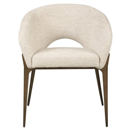 Dining Chair Kenzi Natural Linear by Richmond Interiors Dining Chair Kenzi Natural Linear by Richmond Interiors