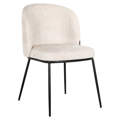 Dining Chair Elvi Niagara Beige (Set of 2) by Richmond Interiors Dining Chair Elvi Niagara Beige (Set of 2) by Richmond Interiors