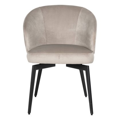Dining Chair Amphara Khaki Velvet by Richmond Interiors Dining Chair Amphara Khaki Velvet by Richmond Interiors