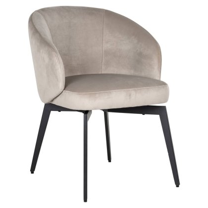 Dining Chair Amphara Khaki Velvet by Richmond Interiors Dining Chair Amphara Khaki Velvet by Richmond Interiors