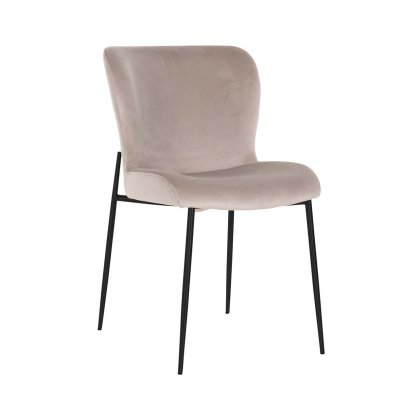 Dining Chair Darby Khaki Velvet (Set of 2) by Richmond Interiors Dining Chair Darby Khaki Velvet (Set of 2) by Richmond Interiors