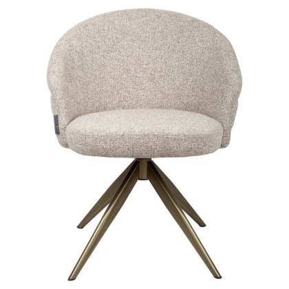 Dining Chair Zendaya Cayenne Brown Swivel by Richmond Interiors Dining Chair Zendaya Cayenne Brown Swivel by Richmond Interiors