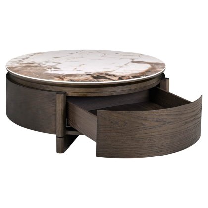 Langford Round 90cm Coffee Table by Richmond Interiors Langford Round 90cm Coffee Table by Richmond Interiors