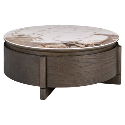 Langford Round 90cm Coffee Table by Richmond Interiors Langford Round 90cm Coffee Table by Richmond Interiors