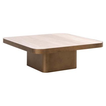 Claridge 90 x 90cm Coffee Table - Beige (Cumulus) by Richmond Interiors Claridge 90 x 90cm Coffee Table - Beige (Cumulus) by Richmond Interiors