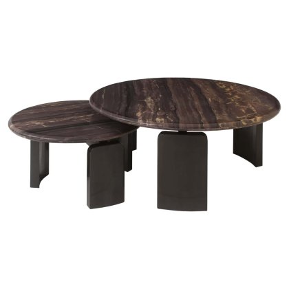 Coffee Table Menton Burgundy (Set of 2) by Richmond Interiors Coffee Table Menton Burgundy (Set of 2) by Richmond Interiors