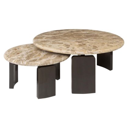 Coffee Table Bayonne Bronze (Set of 2) by Richmond Interiors