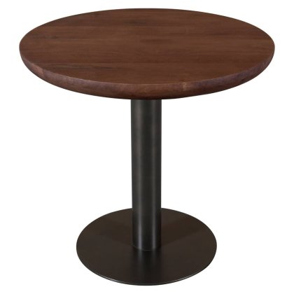 Baldwin 80cm Round Bistro Table (Spice Brown) by Richmond Interiors