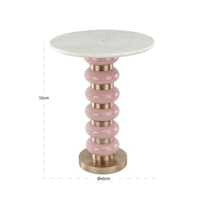 End Table Villeray Pink by Richmond Interiors