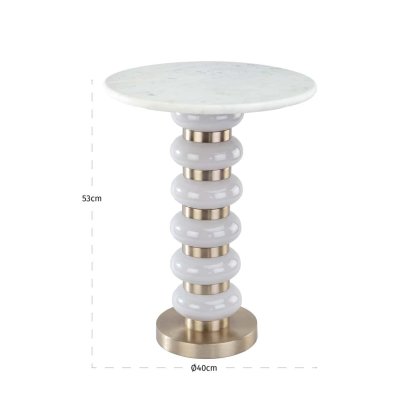 End Table Villeray White by Richmond Interiors