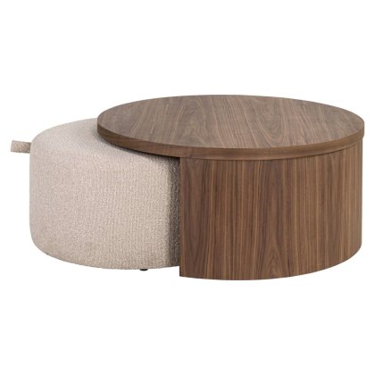 Coffee Table Windsor Walnut Lodge Desert (Set of 2) by Richmond Interiors Coffee Table Windsor Walnut Lodge Desert (Set of 2) by Richmond Interiors