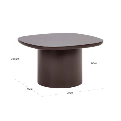 End Table Almundi Chocolat Brown by Richmond Interiors