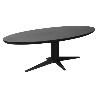 Dining Table Rayford Black Oval 230 by Richmond Interiors