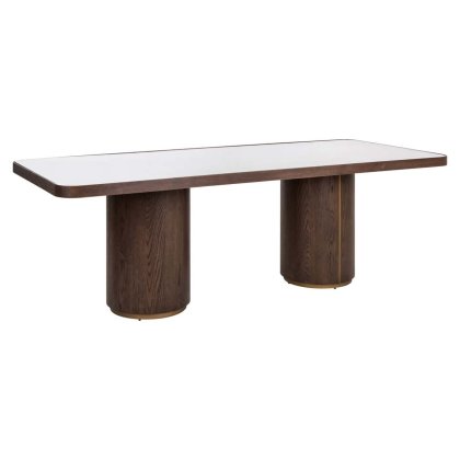 Dining Table Willox Beige 235 including Glass by Richmond Interiors