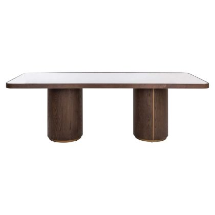 Dining Table Willox Beige 235 including Glass by Richmond Interiors