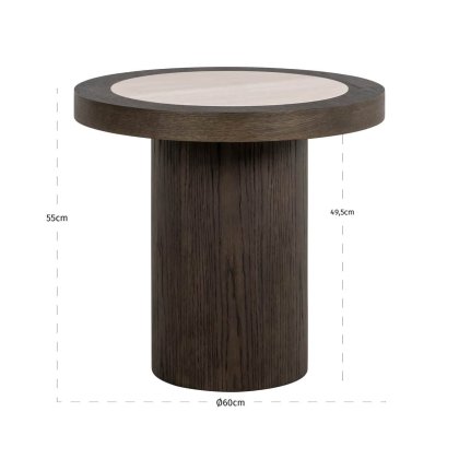 End Table Nando Brown by Richmond Interiors End Table Nando Brown by Richmond Interiors