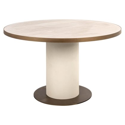 Dining Table Tivoli White 130cm by Richmond Interiors
