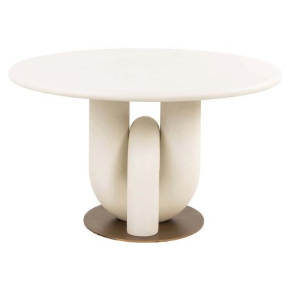 Dining Table Winslow White 135cm by Richmond Interiors