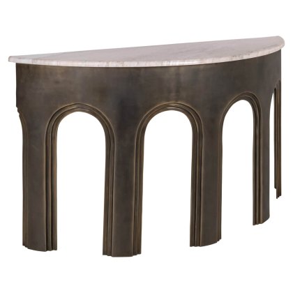 Console Sanchis Brass Antique by Richmond Interiors Console Sanchis Brass Antique by Richmond Interiors