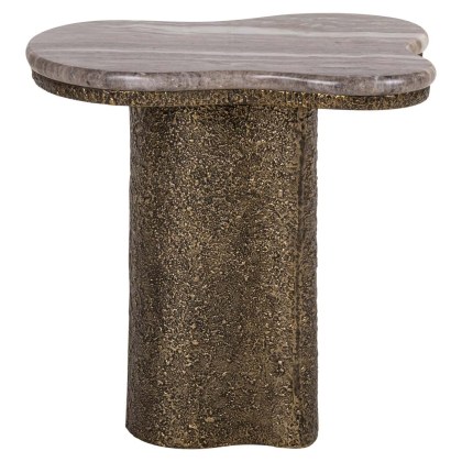 End Table Abandos Brass Antique by Richmond Interiors