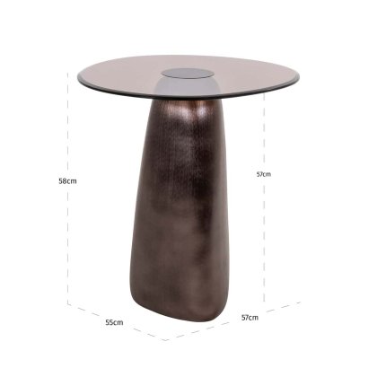 End Table Hayden Bronze by Richmond Interiors End Table Hayden Bronze by Richmond Interiors