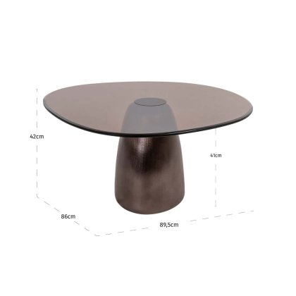 Hayden Coffee Table - Bronze - by Richmond Interiors Hayden Coffee Table - Bronze - by Richmond Interiors
