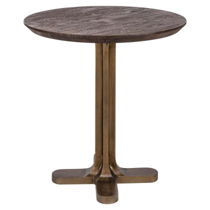 Bistro Table Revelin Dark Brown 75cm by Richmond Interiors