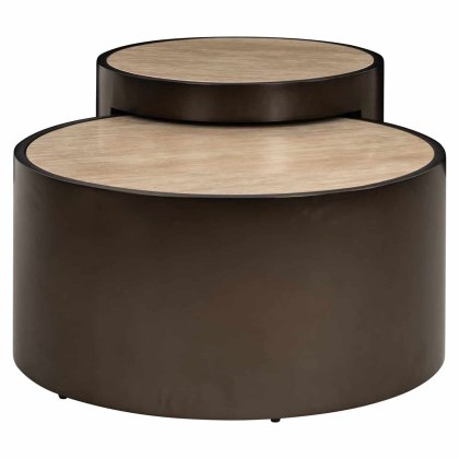 Coffee Table Ronson Beige (Set of 2) by Richmond Interiors Coffee Table Ronson Beige (Set of 2) by Richmond Interiors
