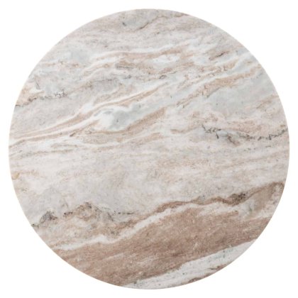 Bistro Table Nyon Blush Beige 75cm by Richmond Interiors