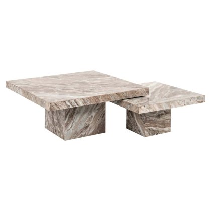 Coffee Table Rashford Blush Beige (Set of 2) by Richmond Interiors Coffee Table Rashford Blush Beige (Set of 2) by Richmond Interiors