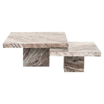 Coffee Table Rashford Blush Beige (Set of 2) by Richmond Interiors Coffee Table Rashford Blush Beige (Set of 2) by Richmond Interiors
