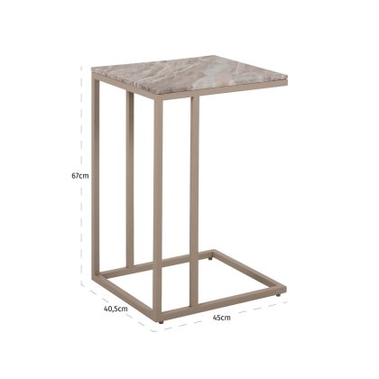 Sofa Side Table Fairfax Clay by Richmond Interiors