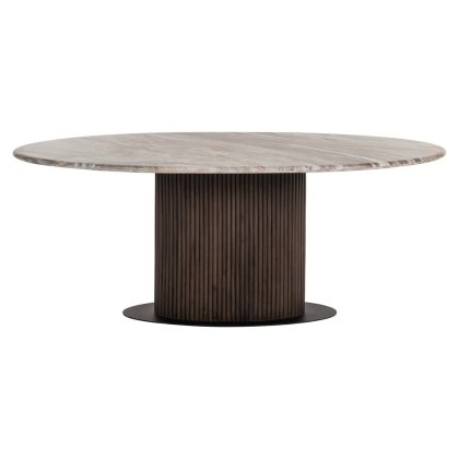 Dining Table Rashford Blush Beige Oval 200 by Richmond Interiors