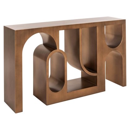 Console Alexander Jones Brushed Gold (Lugano) by Richmond Interiors Console Alexander Jones Brushed Gold (Lugano) by Richmond Interiors