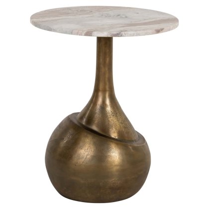 End Table Sia Blush Beige by Richmond Interiors End Table Sia Blush Beige by Richmond Interiors