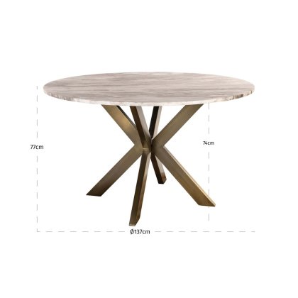 Dining Table Bottega Blush Beige 140cm by Richmond Interiors Dining Table Bottega Blush Beige 140cm by Richmond Interiors