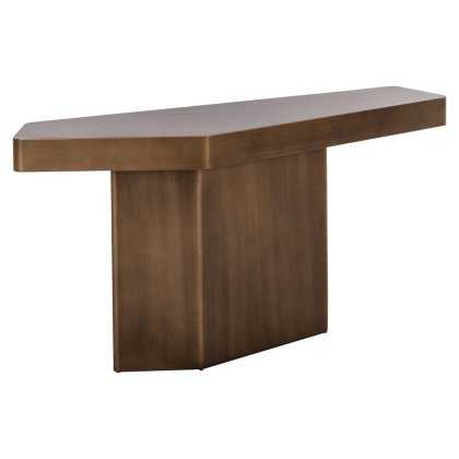 Console Hexa Brushed Gold by Richmond Interiors Console Hexa Brushed Gold by Richmond Interiors
