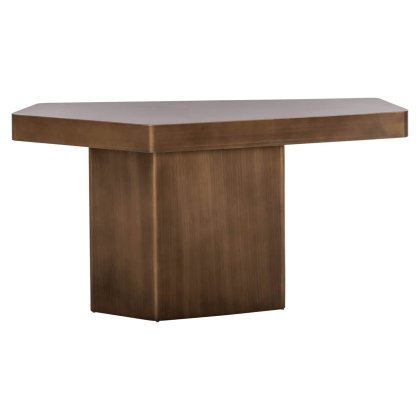 Console Hexa Brushed Gold by Richmond Interiors Console Hexa Brushed Gold by Richmond Interiors