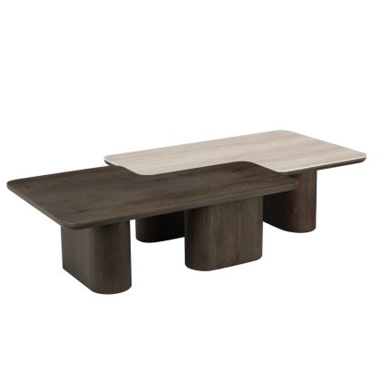 Coffee Table Nando Brown (Set of 2) by Richmond Interiors Coffee Table Nando Brown (Set of 2) by Richmond Interiors