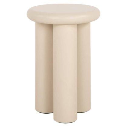 End Table Elbaz Beige 35cm by Richmond Interiors End Table Elbaz Beige 35cm by Richmond Interiors
