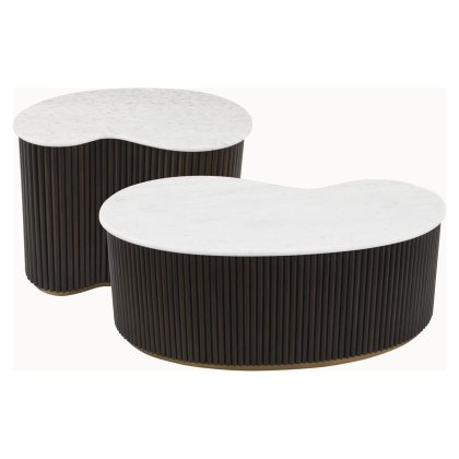 Coffee Table Mayfield Brown (Set of 2) by Richmond Interiors Coffee Table Mayfield Brown (Set of 2) by Richmond Interiors