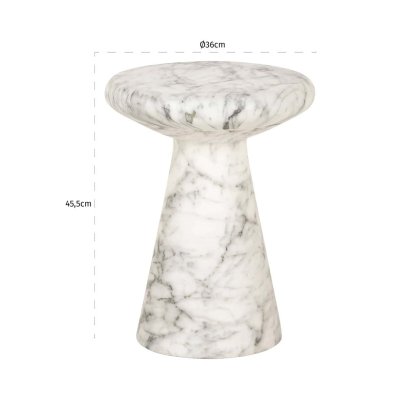 End Table Lohan White by Richmond Interiors End Table Lohan White by Richmond Interiors
