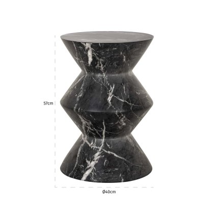 End Table Bosco Black by Richmond Interiors