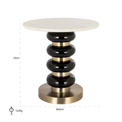 End Table Boann Black by Richmond Interiors